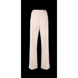 ROSETTA GETTY Pintuck High-Waist Stretch-Wool Tuxedo Track Pants Sz 6